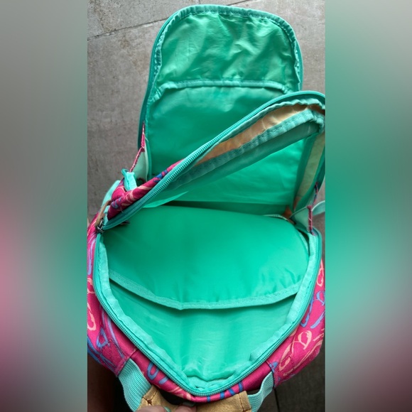 Volcom Fuschia Pink Backpack (4 pocket) - Picture 4 of 8